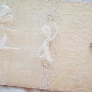Wedding Guest Book - Ivory And White - 40 Pages