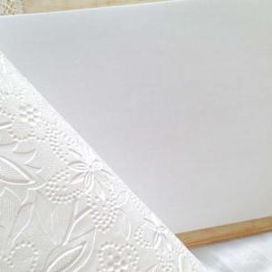 Wedding Guest Book - Ivory And White - 40 Pages