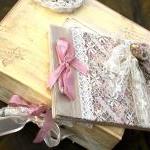 Wedding Guest Book Keepsake Box In Vintage Style -..