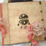 Wedding Guest Book, Pen and wedding planner note book- asian vintage style