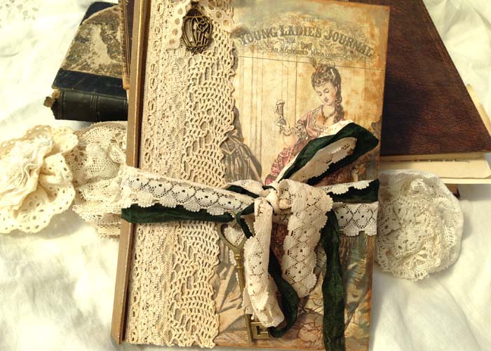 Journal - Young Ladies Journal - Victorian Vintage Style - 60 Page