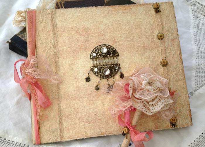 Wedding Guest Book, Pen And Wedding Planner Note Book- Asian Vintage Style