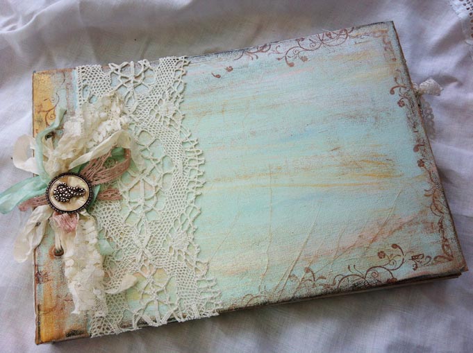 Bridal Shower Memory Album-guest Book -vintage Style